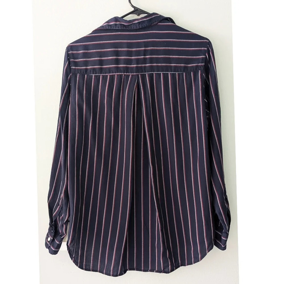 Frank & Eileen Grayson The Hero Striped Liquid Flannel - Picture 8 of 9